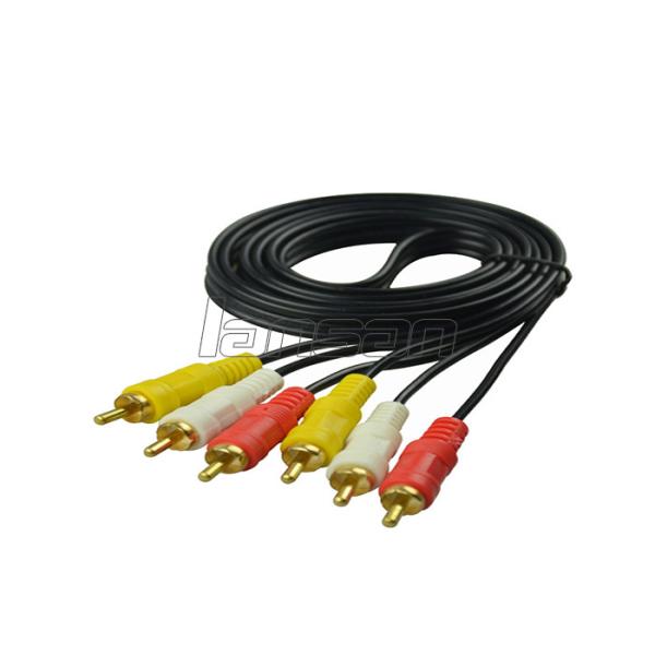 Round Special Cables RCA Video Cable 2 RCA 3 RCA Cable 2R / 3R For CCTV Cameras