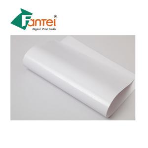 China Matte Hot Laminated Banner 320 GSM , PVC Advertising Printing Material on sale