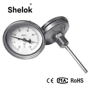 WSS Industrial mechanical temperature gauge bimetal thermometer