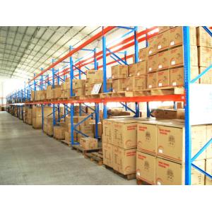 Cold Rolled Adjustable Heavy Duty Pallet Racking , Industrial Shelving Systems