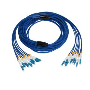 China LC/UPC - LC/UPC 8 Core G657A1 Armored Optical Cable OD5.5mm on sale