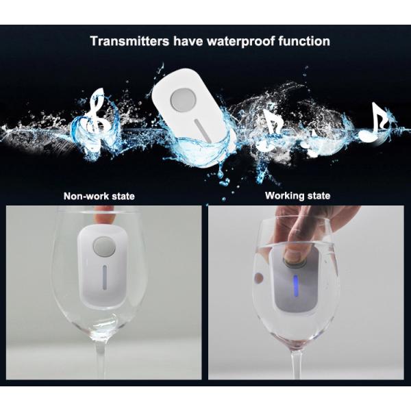 Wireless Doorbell with Personal Emergency Alert choose from 23 chimes CX-3056J