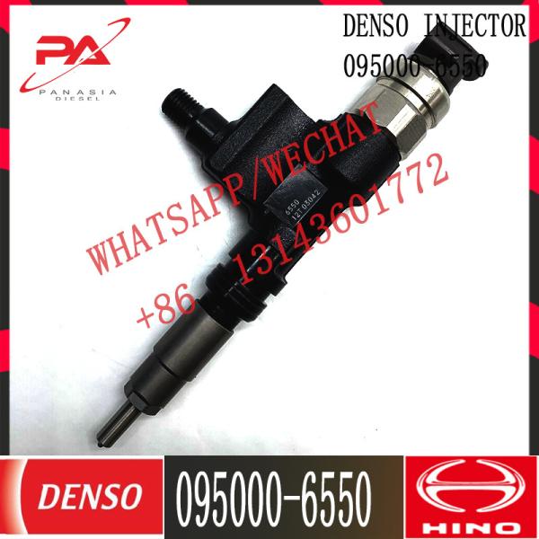 Buy common rail injector 095000-6550 23670-E0190 injector for HINO 300 N04C-TY diesel fuel injector 095000-6550 23670-E0190 at wholesale prices