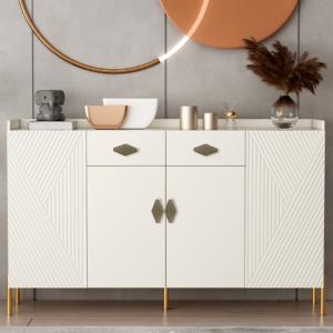 Custom Rhombus Gold Kitchen Cupboard Handles For Home Hardware