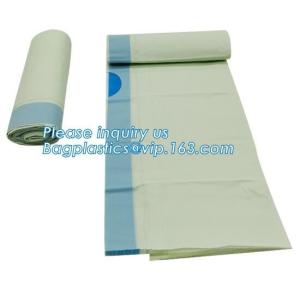 Quality compostable cornstarch to protect the environment flat bags on roll for food package accept custom design printing for sale