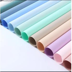 Flower Packaging Solution Waterproof Paper Sheet with Solid Plastic Cellophane
