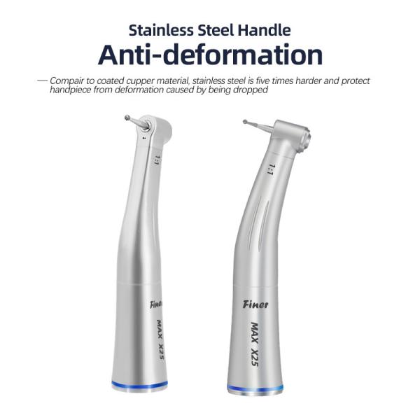 E Type Internal Water Contra Angle Electric Dental Handpiece For Micro Motor