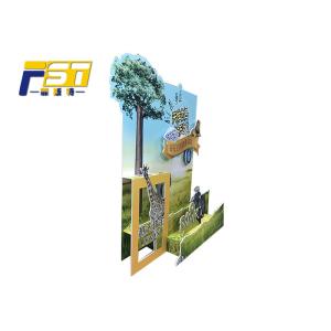 Attractive Foldable Cardboard Advertising Standee Unique Design For Promotion