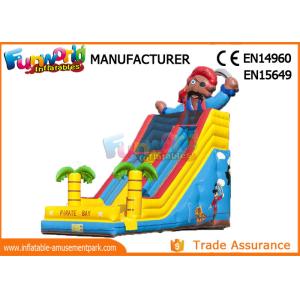 Excting Inflatable Dry Slide , Combo Game Inflatable Pirate Slide