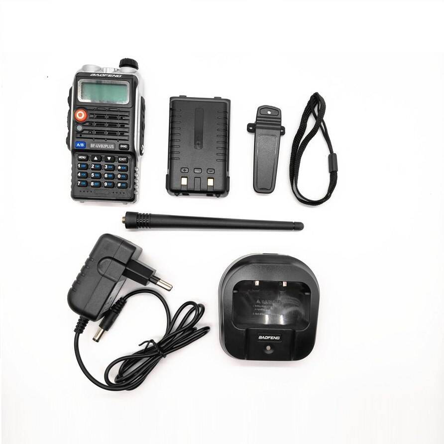 UVB2 Plus Dual Band Walkie Talkie with 5km Long Range IPX4 Water Resistance and