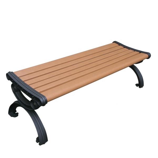 Buy Antique Garden Furniture Wooden Bench With Sandblasting Zinc Spraying Finish at wholesale prices