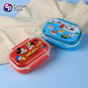 Plastic sushi fruit food container disney pattern