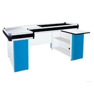 Quality Supermarket Metal Checkout Counter Cashier Equipment Divider Durable for sale