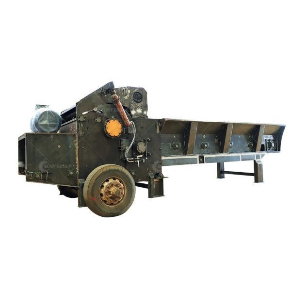 Buy 1400mm Width High Production Capacity Wood Shredder Machine with PLC Core Components at wholesale prices