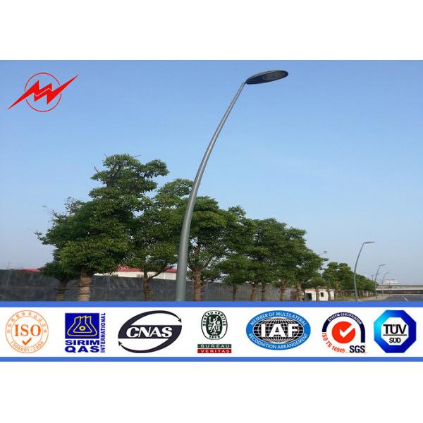 Buy High Mast Square / Yard / Industrial Street Light Poles Conical Galvanized at wholesale prices