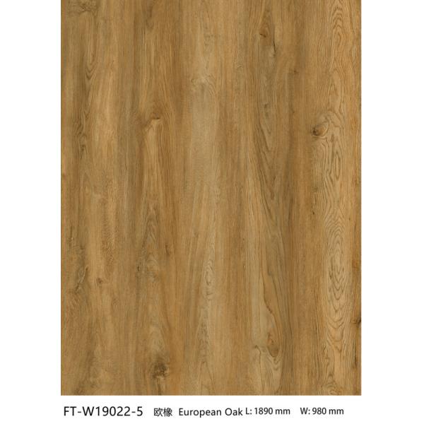 Eco Friendly Herringbone SPC Click Waterproof Fireproof European Oak Grain GKBM FT-W19022-5