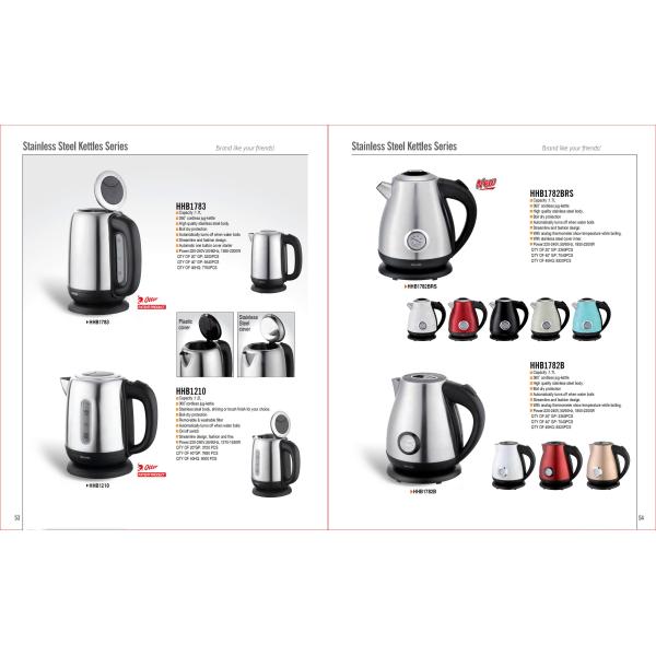 Electric Kettle with Automatic Shut-Off and Boil-Dry Protection
