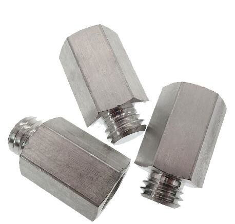 Buy Stainless Aluminum Long Hex Thread Change Adapter Screw For Wool Angle Grinder at wholesale prices