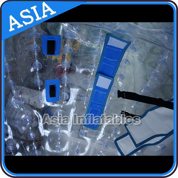 Single Hole Clear Inflatable Grass Zorb Ball In 0.8mm Tpu Used In Grass