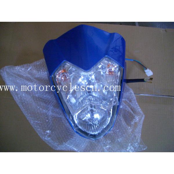 Buy Motorcycle motocross LED headlight Bike Blue Red Yellow White at wholesale prices