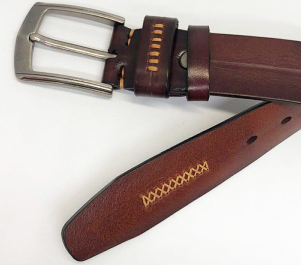 Handmade Alloy Buckle 140cm Mens Casual Leather Belt