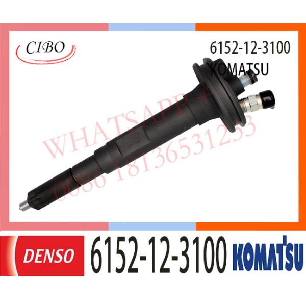 6152-12-3100 KOMATSU Diesel Engine Fuel Injector 6152-12-3100 6152-12-3110 6D125