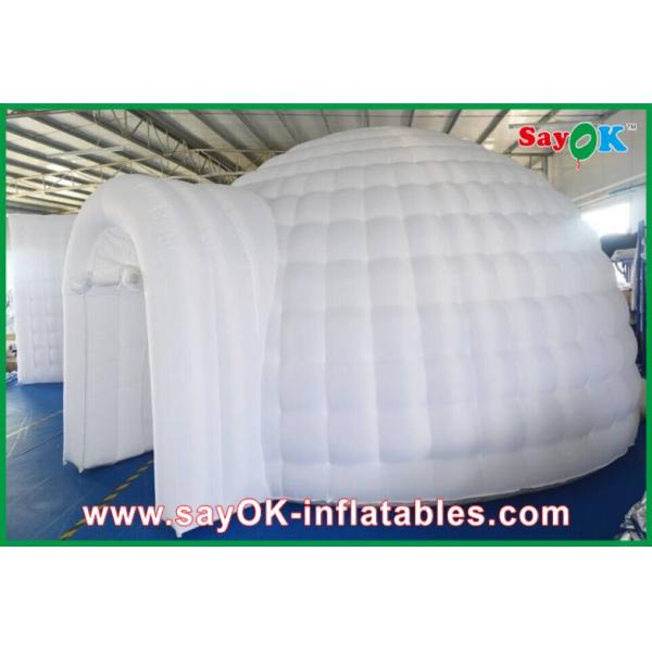 Inflatable Igloo Dome Inflatable Air Tent Strong Fire-Proof Cloth With Led Lights