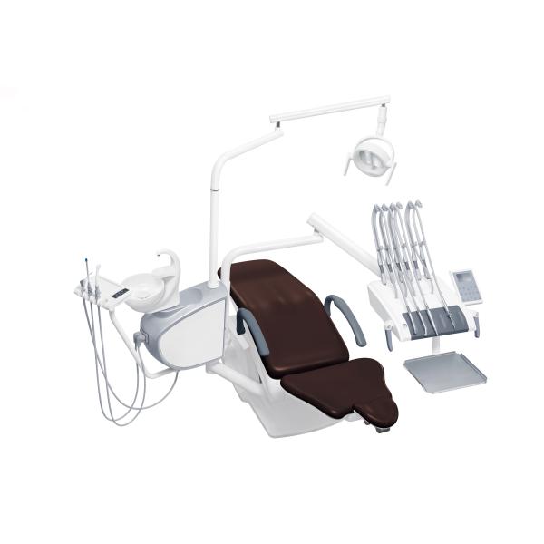 Buy Double Armrests Dental Chair Equipment , Top Mounted Dental Treatment Chair at wholesale prices