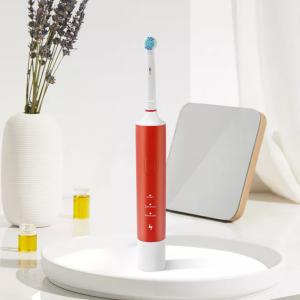 China Antibacterial 1200mAh Spin Tooth Brush , Reusable Electric Toothbrush Rotating Head on sale