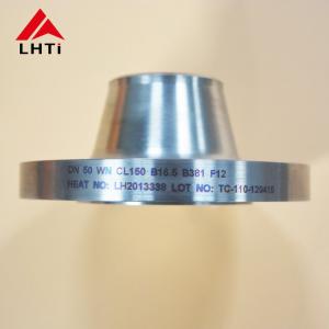 Titanium flange and titanium alloy flange