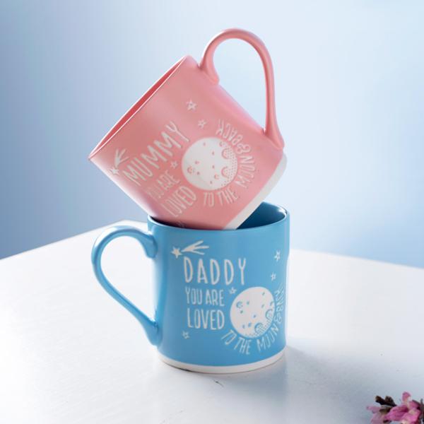 European Style Ceramic Milk Mug , Coffee Ceramic Cups 320ml For Family Gifts