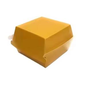 Custom Biodegradable Kraft Burger Box Eco-Friendly Fast Food Packaging