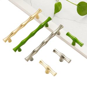 Quality Bamboo Cabinet Decorative Pull Handle 125x8x25mm for sale