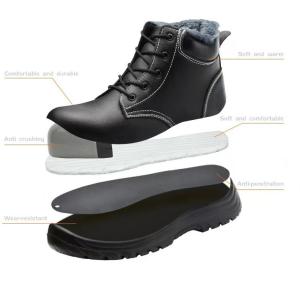 Winter Insulated Safety Work Boots for Men