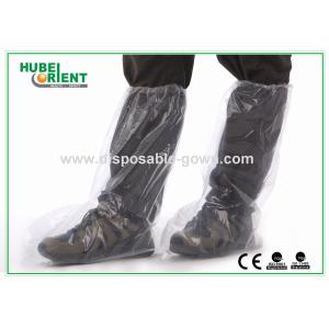 China Factory Transparent PE Plastic Boot Cover Disposable Lightweight Waterproof on sale