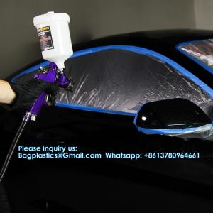 Overspray Protective Sheeting With 233+ Masking Tape (36 Mm), Translucent,