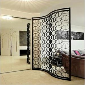 China laser cut stainless steel decorative panels screen for hotel screen/living room divider on sale
