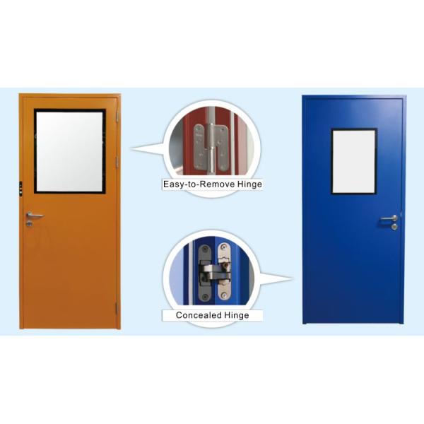 Epoxy Floor Dust Free Environment HEPA Door Electronic Clean Room