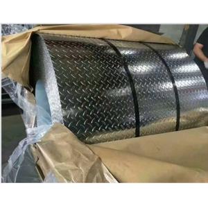 Z70-Z275 Zinc Coating High Pressure Hot Dipped Galvanized Steel Checkered Plate
