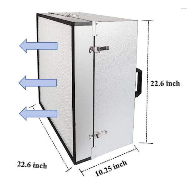 Ensures Consistent and Uniform Airflow FFU Fan Filter Unit 1000-1200 M3/h 180mm