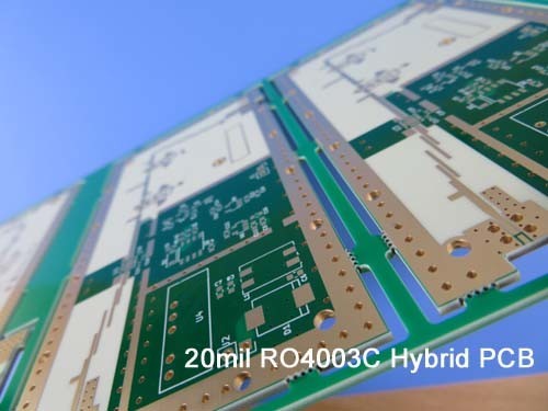 Hybrid High Frequency Multilayer PCB 6-Layer Hybrid PCB Made On 12mil 0.305mm