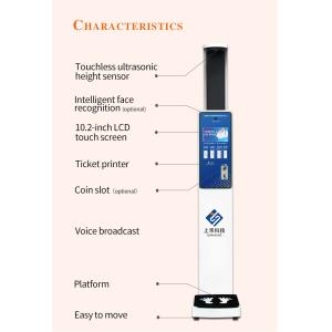 Bluetooth Coin Operated Human Bmi Medical Scales Measuring Height And Weight