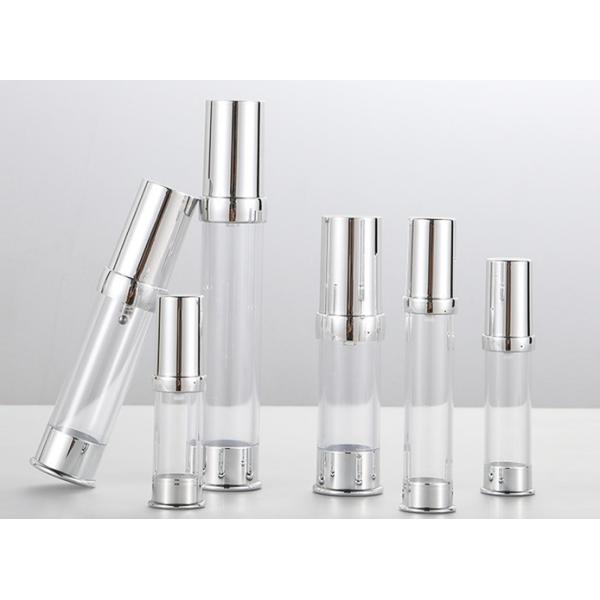 Thick Frosted Airless Pump Dispenser , 15ml / 20ml Vacuum Lotion Bottle