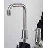 Buy cheap one handle W01-005 Kitchen Faucets with sprayer Stainless steel brushed finished from wholesalers