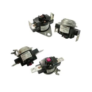 Manual Reset Over Heat Thermal Bimetallic Thermostat Switch 250v 16a 50-180c