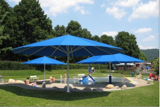 7m Strongwind Giant Extra Large Outdoor Patio Umbrella With LED Lights