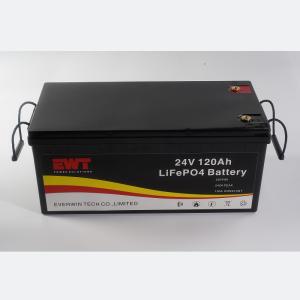 Portable 24V 120Ah Rechargeable Battery With T8 Terminal Customized