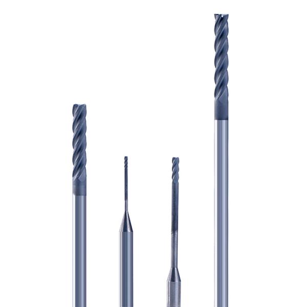 High Precision Diamond Coating Solid Carbide End Mill Cutter For Graphite