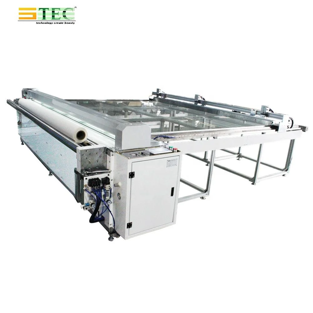 China Automatically Roller Blinds Fabric Cutting Machine Two Models Cutting Crush Blade and Ultrasonic Cutting on sale