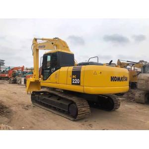 China PC220-7 Used Komatsu Excavator With Swing Speed 11.7rpm And Total Transportation Height 3015mm on sale